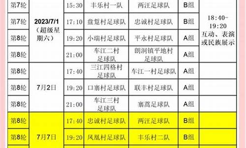 今天全部足球赛事时间表_今天足球赛事时间表格最新